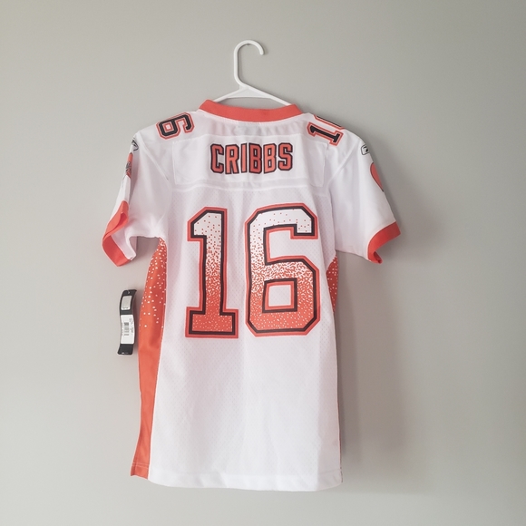 NFL Reebok Cleveland Browns Cribbs 16 Jersey Style #67891 Youth Medium NWT - Picture 2 of 13